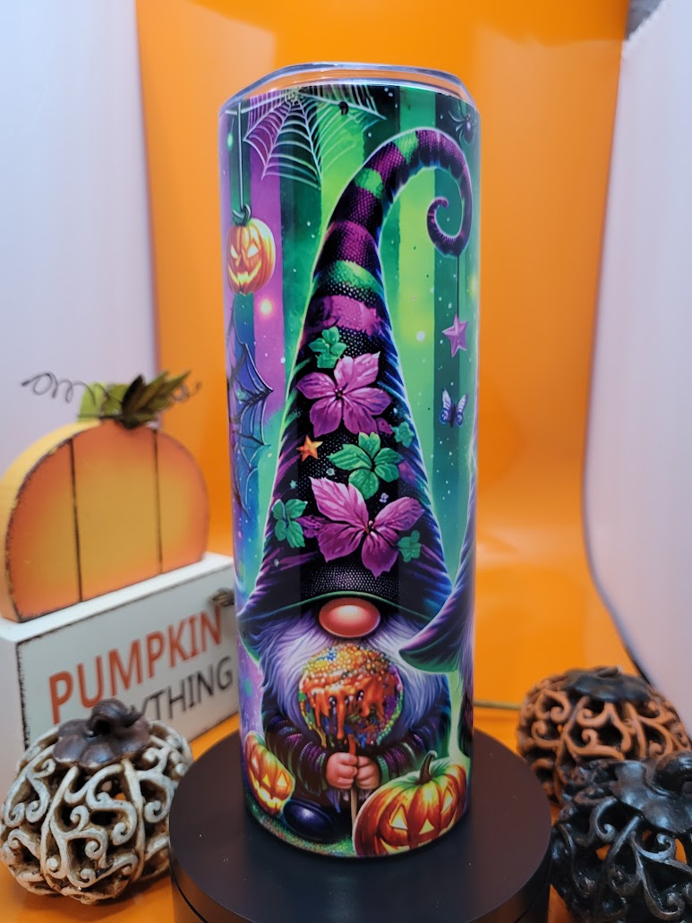 Halloween Gnome tumbler-20oz