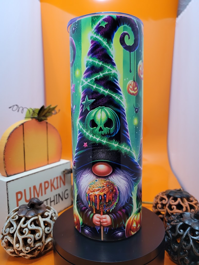 Halloween Gnome tumbler-20oz
