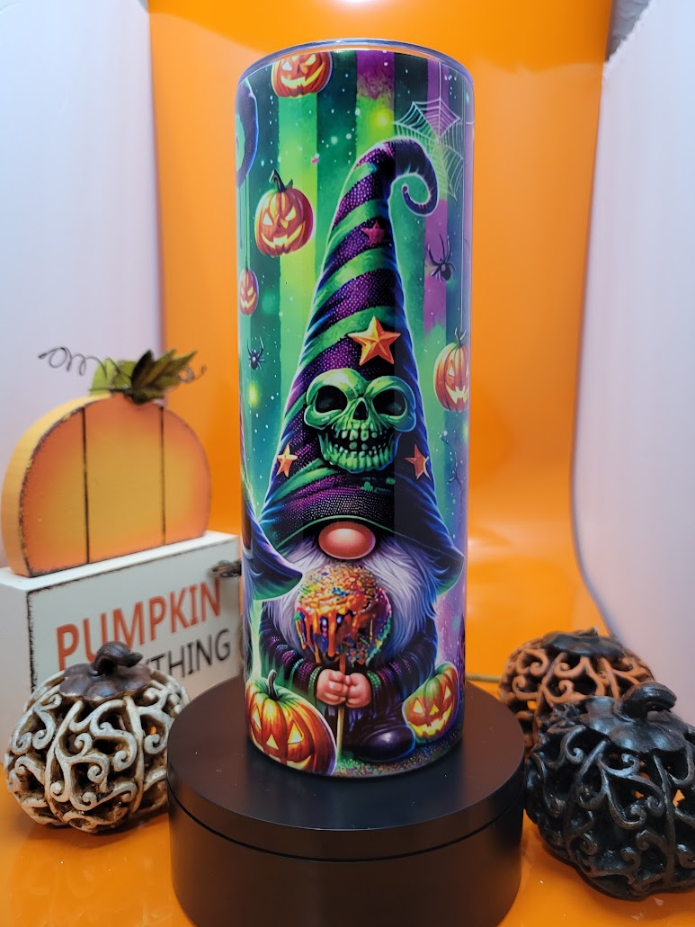 Halloween Gnome tumbler-20oz