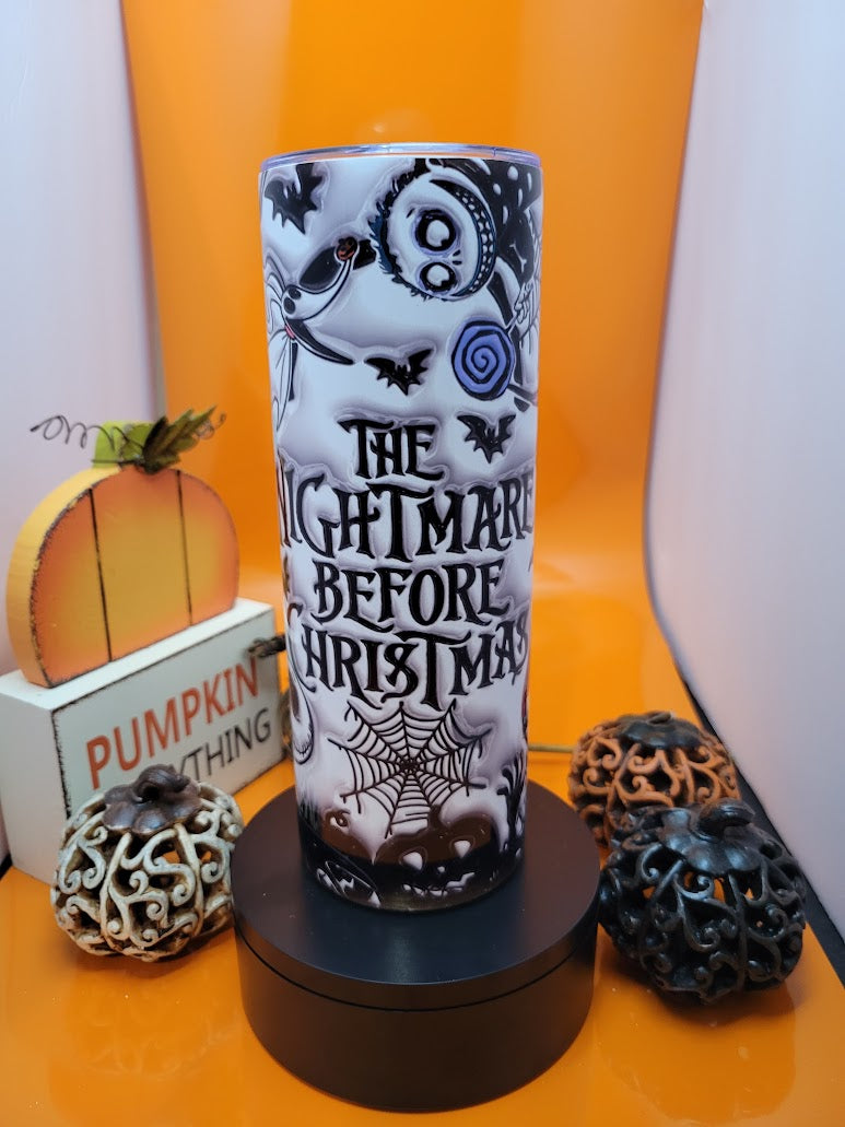 Nightmare before Christmas tumbler-20oz