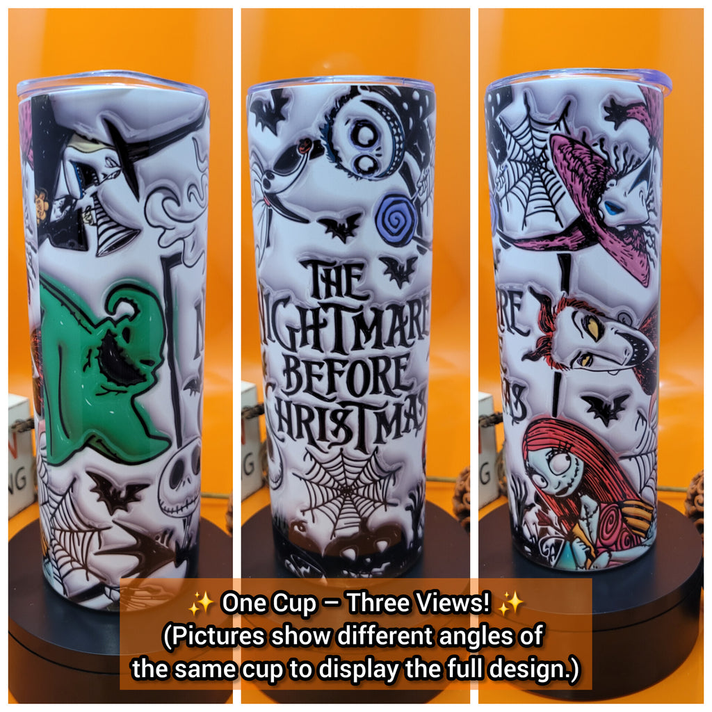 Nightmare before Christmas tumbler-20oz